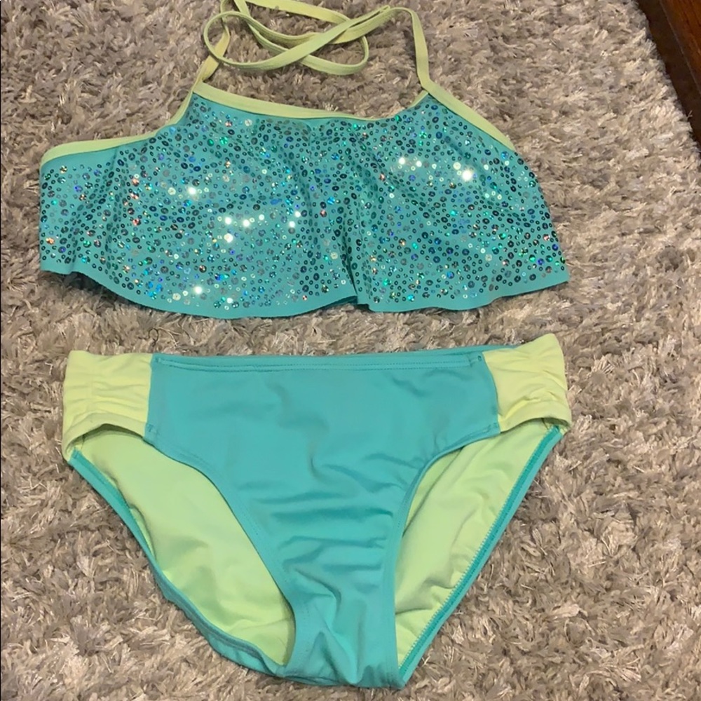Justice 2 piece youth bikini